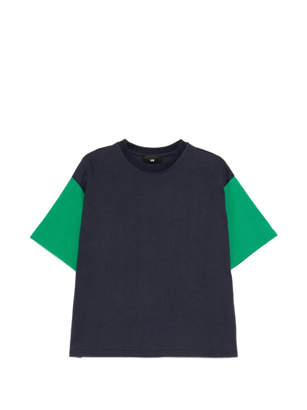 Colour-Block Short-Sleeve T-Shirt by LII