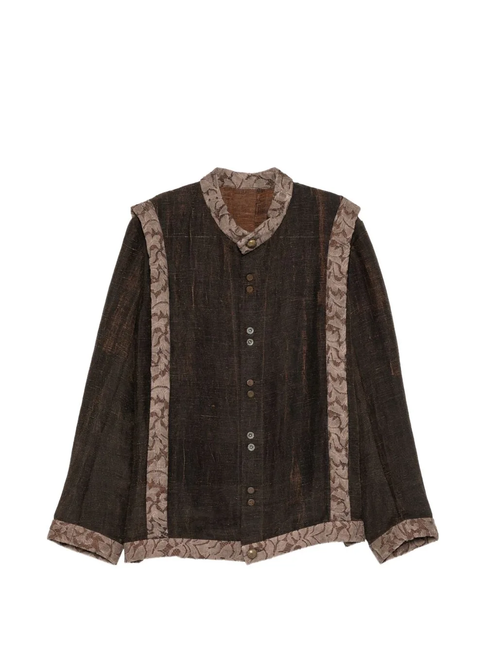 Panelled Jacquard-Trim Jacket by COMMUNS