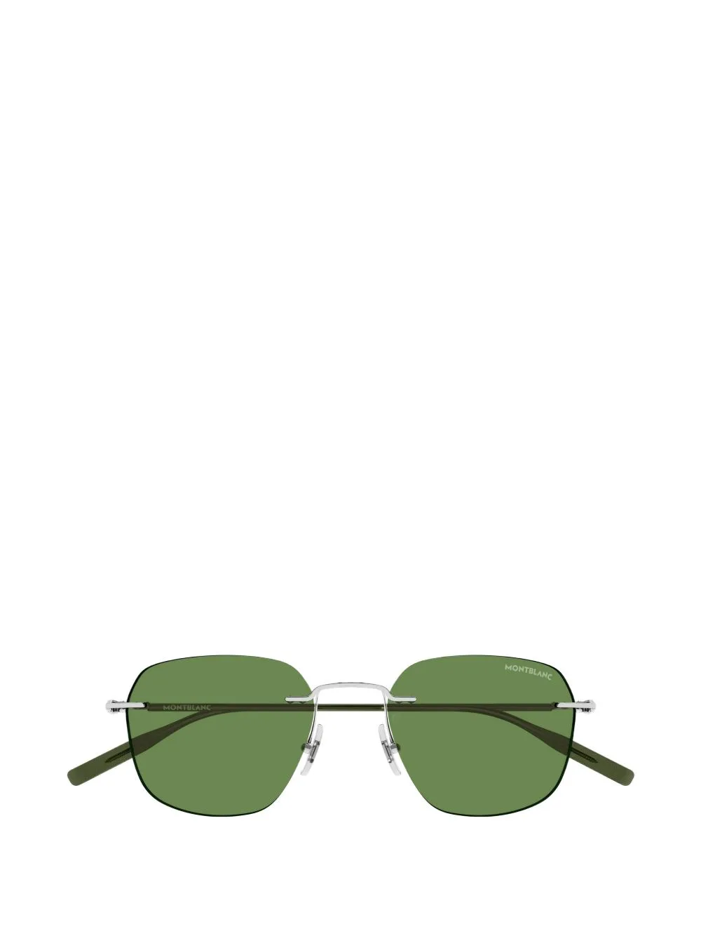Rimless Geometric-Frame Sunglasses by MONT BLANC EYEWEAR