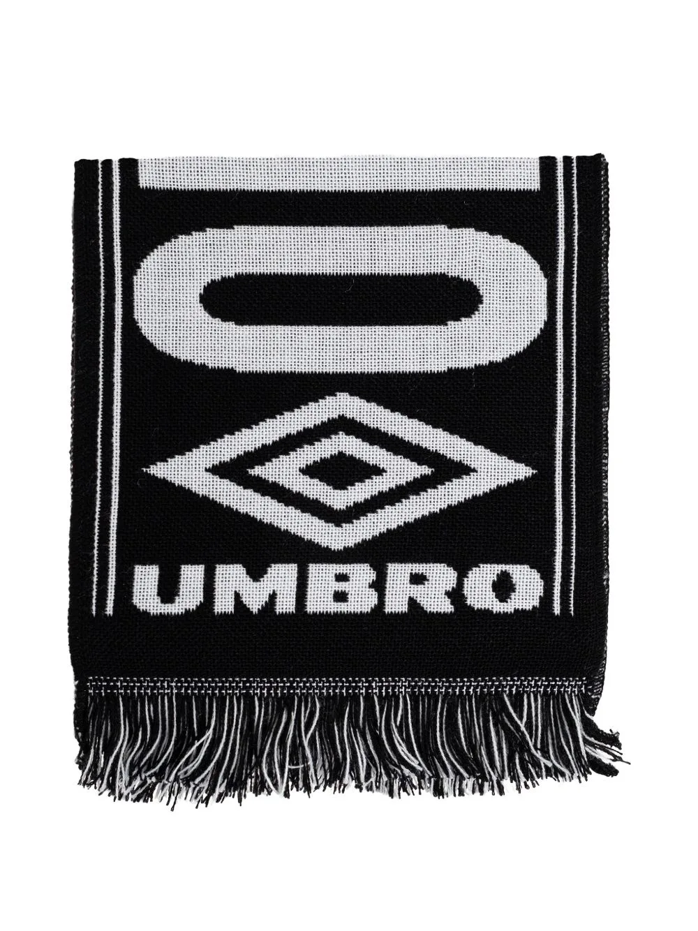 Logo-Print Fringed-Hem Scarf by UMBRO