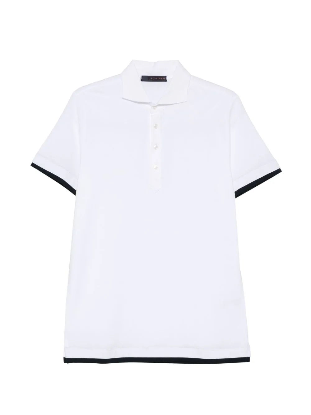 Contrast-Trim Polo Shirt by Jeordie's