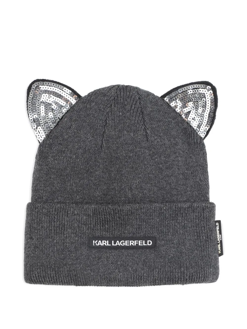 Animal-Ear Beanie Hat by Karl Lagerfeld Kids