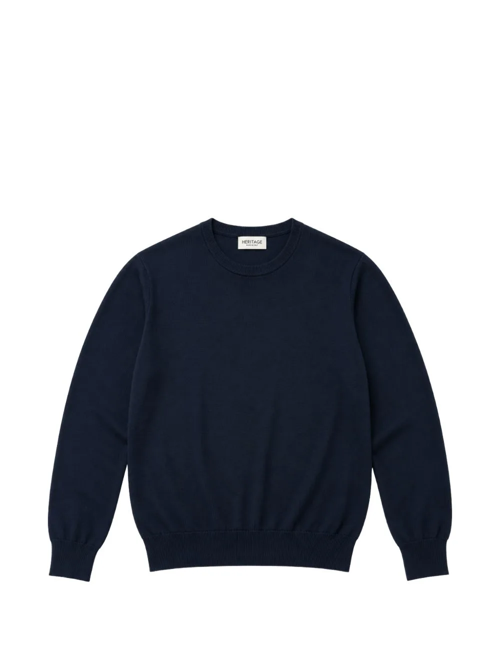 Ribbed-Trim Sweater by Heritage