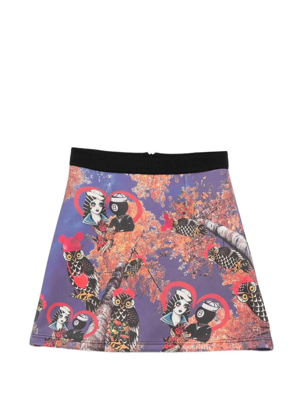Autumn Printed Mini Skirt by The Artistylist