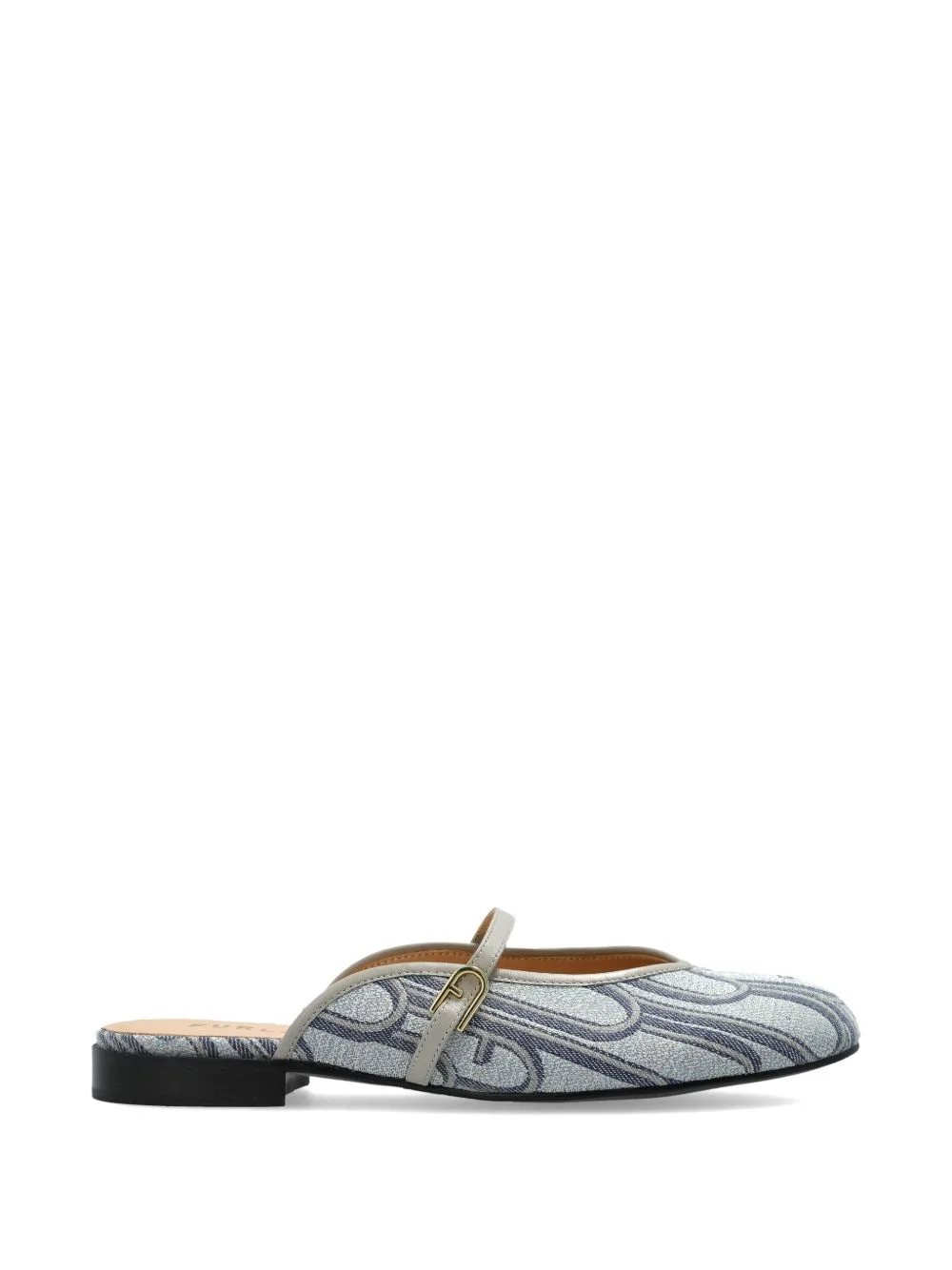 Etoile Strap-Detail Leather Mules by Furla