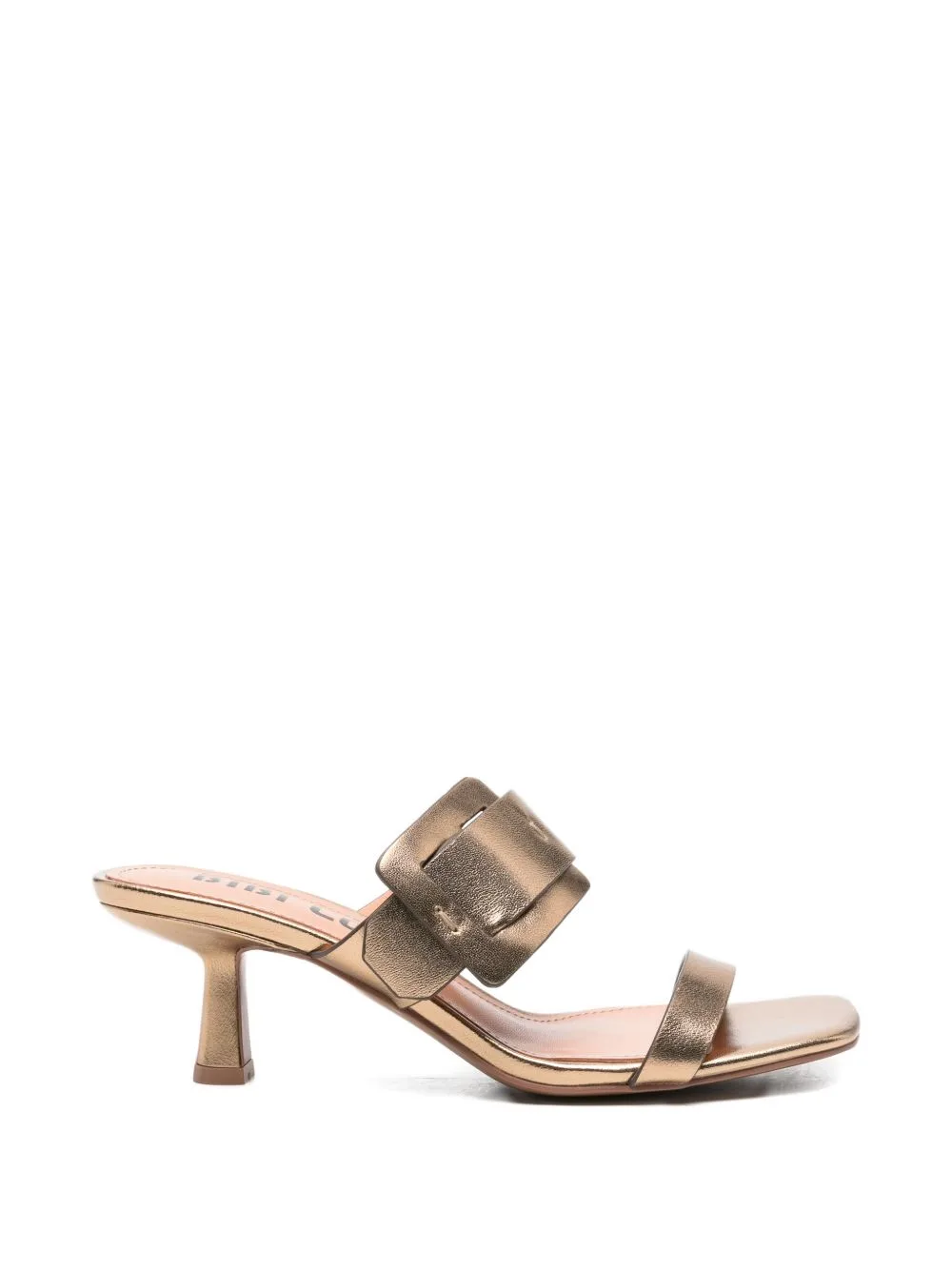 Buckle-Strap Mules by Bibi Lou