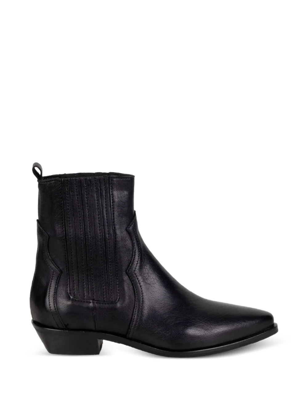 Point-Toe Leather Boots by IMMA