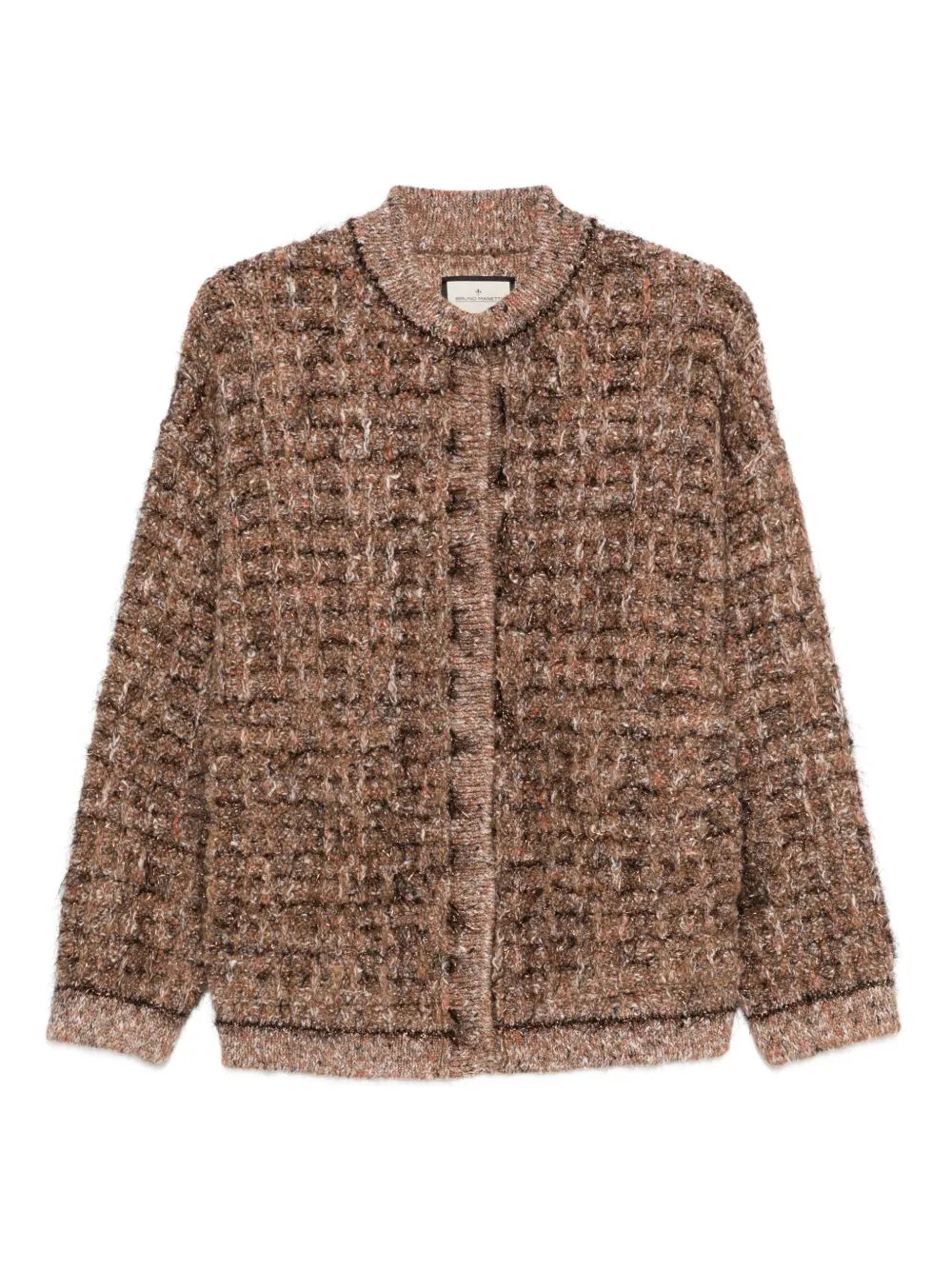 Concealed-Fastening Cardigan by Bruno Manetti