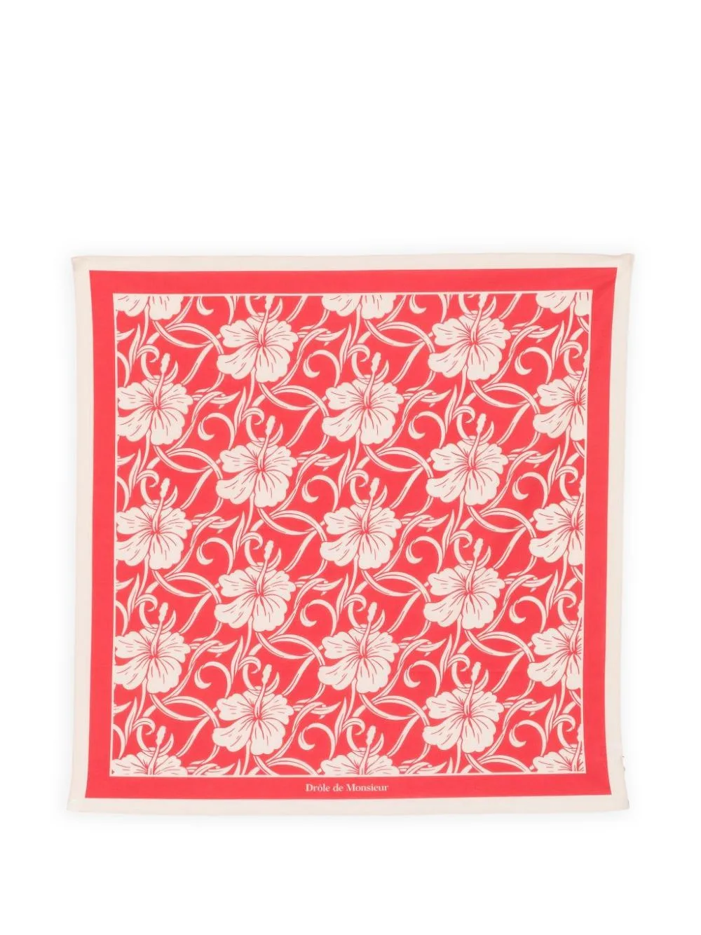 Floral-Print Square Scarf by Drôle De Monsieur
