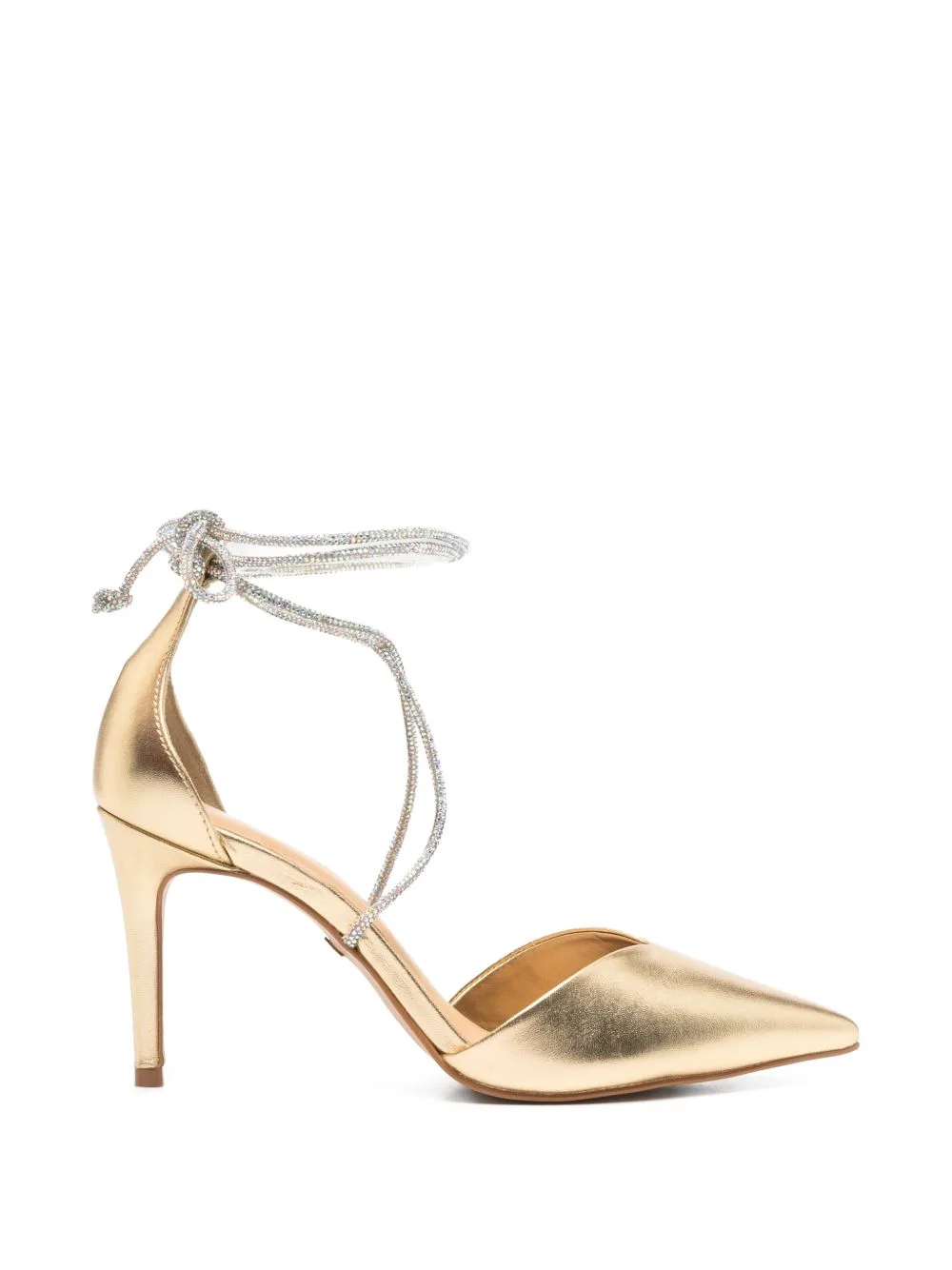 Tie-Ankle Heeled Pumps by CARRANO