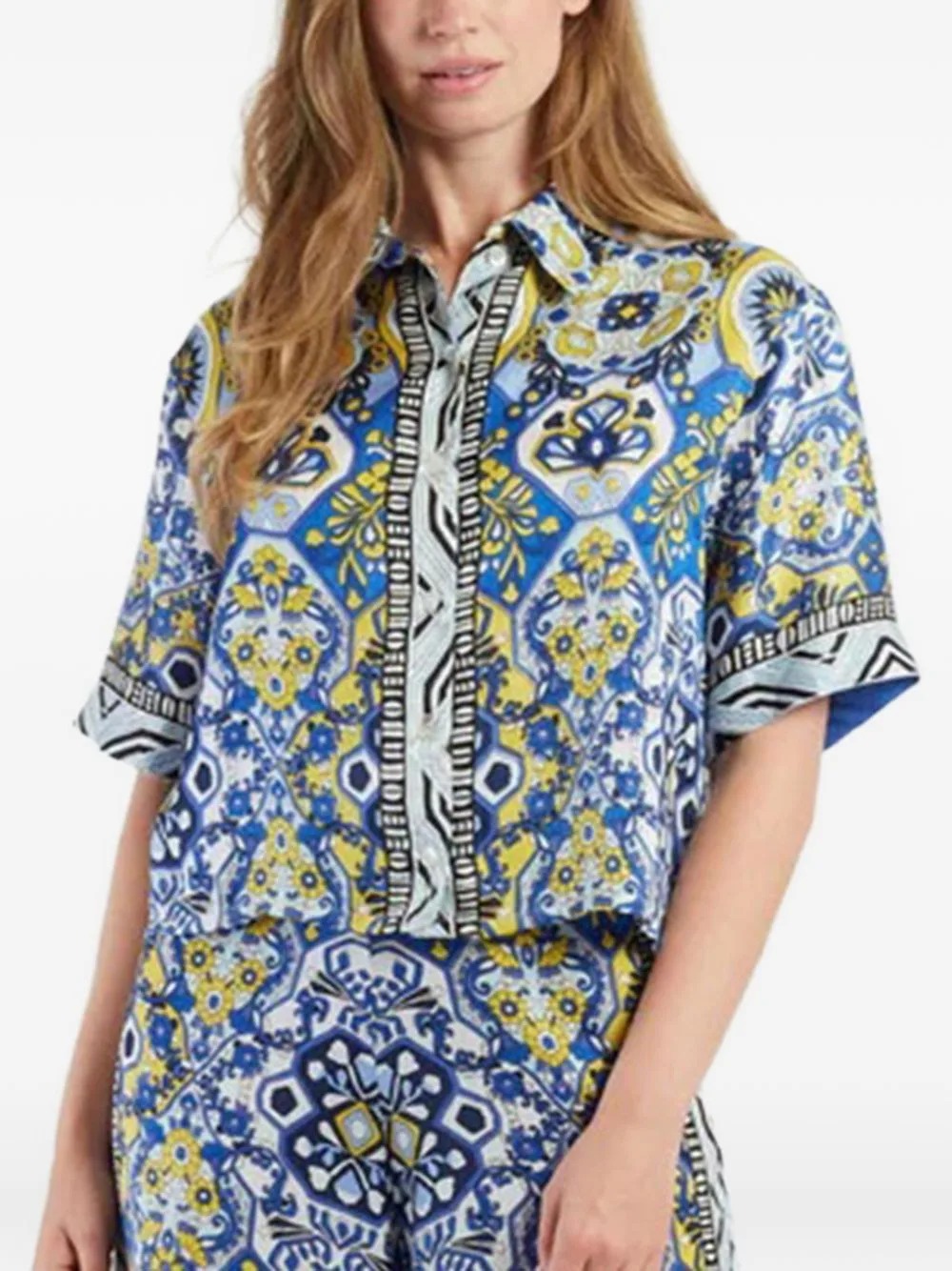Patterned Shirt by Derhy
