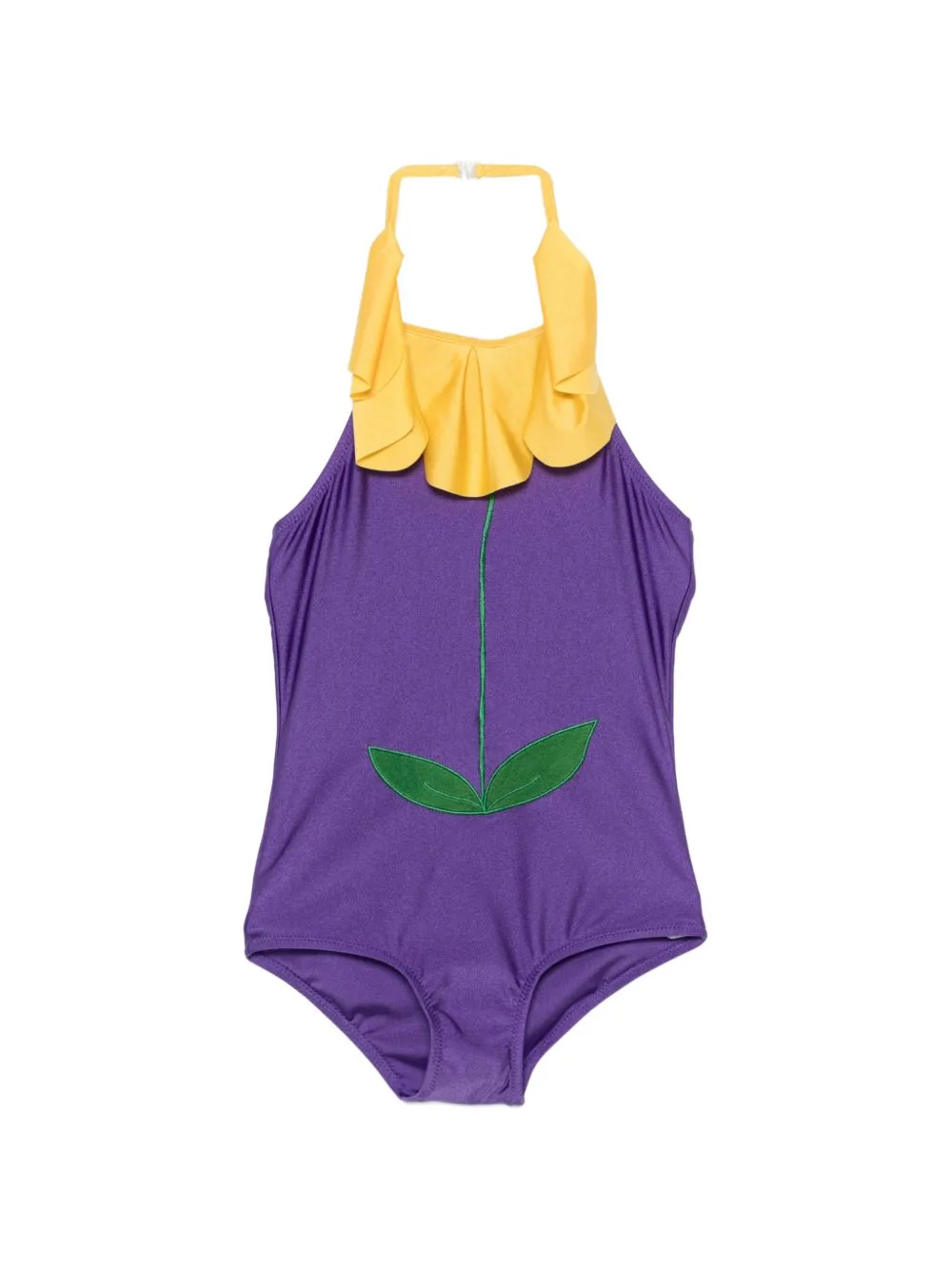 Ruffled Flower Swimsuit by Mini Rodini