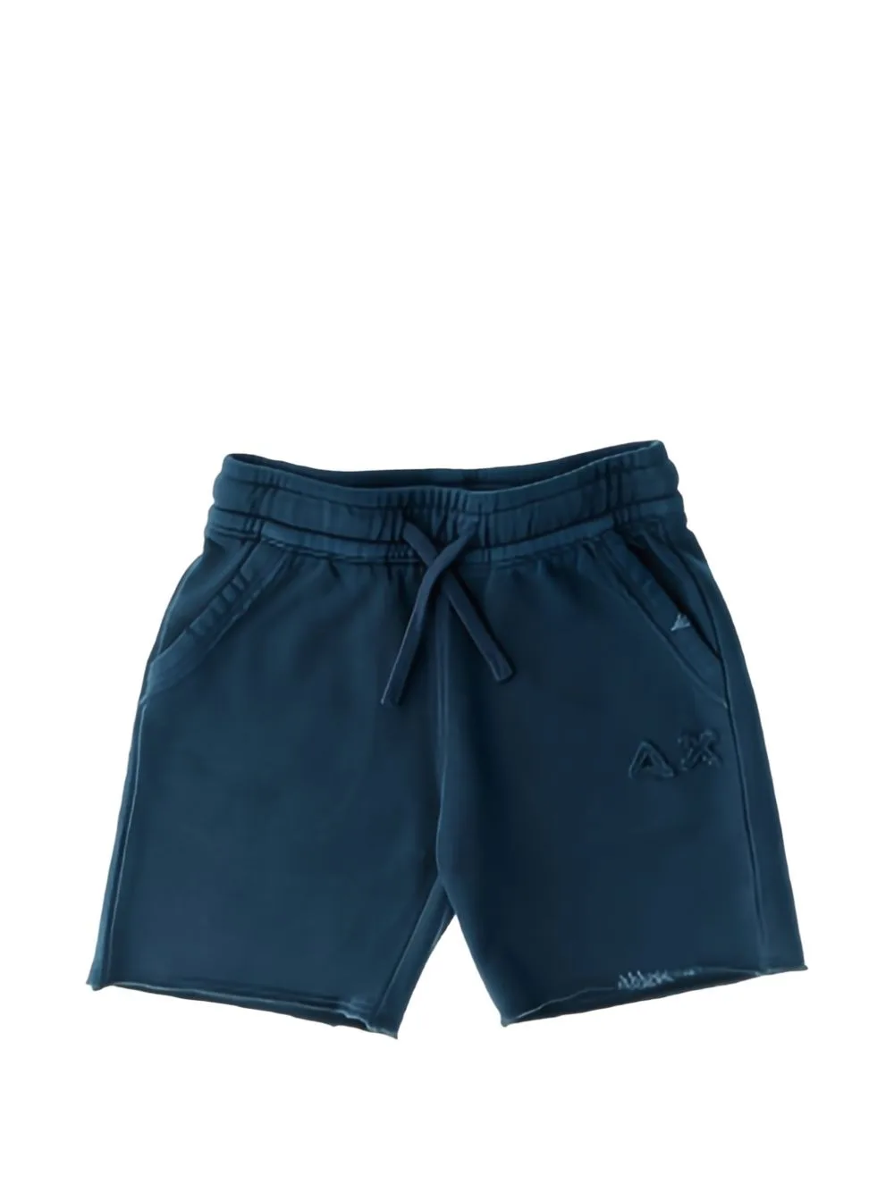 Drawstring Raw-Cut Shorts by SUN68 KIDS