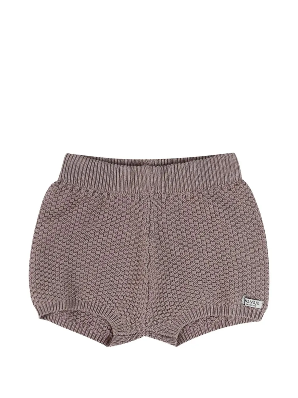 Seloen Textured-Knit Shorts by Donsje
