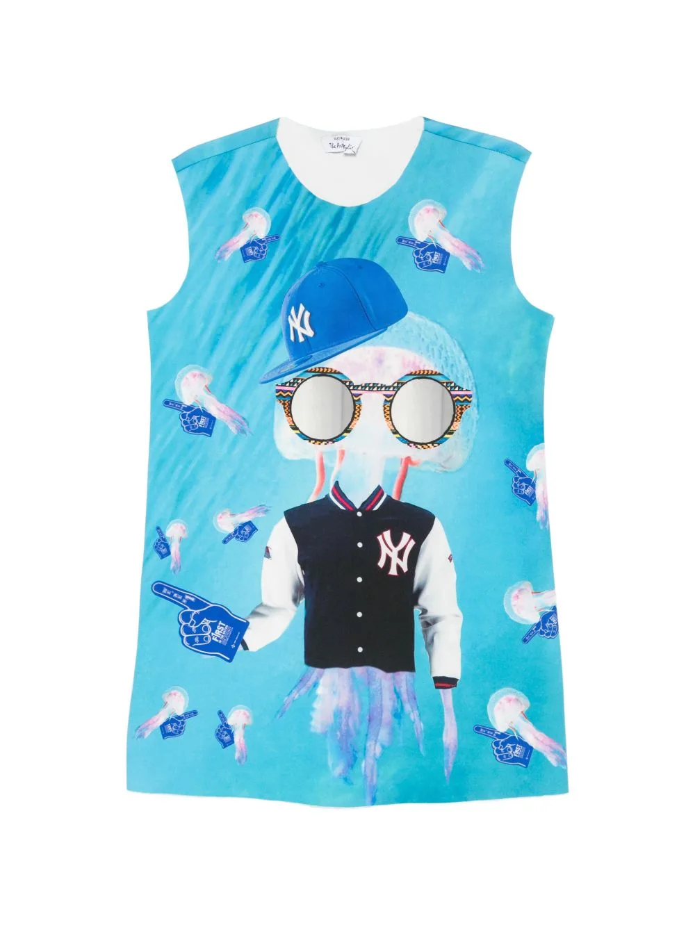 Graphic-Print Mini Dress by The Artistylist