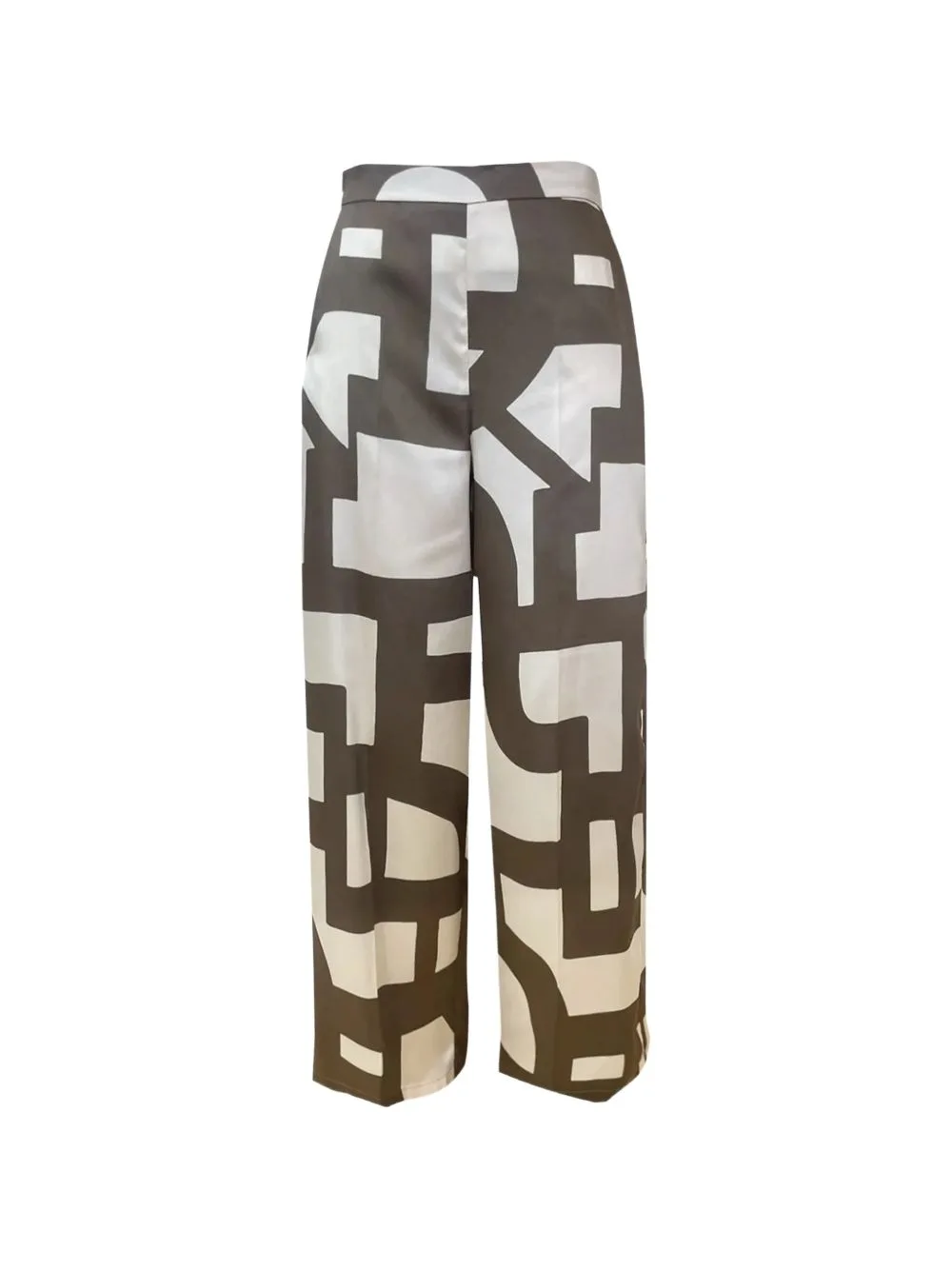 Geometric-Print Palazzo Pants by Marella