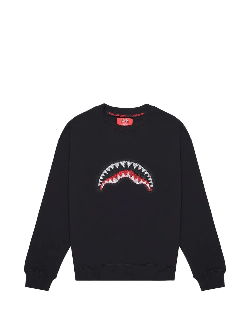 Scribble Shark-Motif Embroidered Sweatshirt by Sprayground