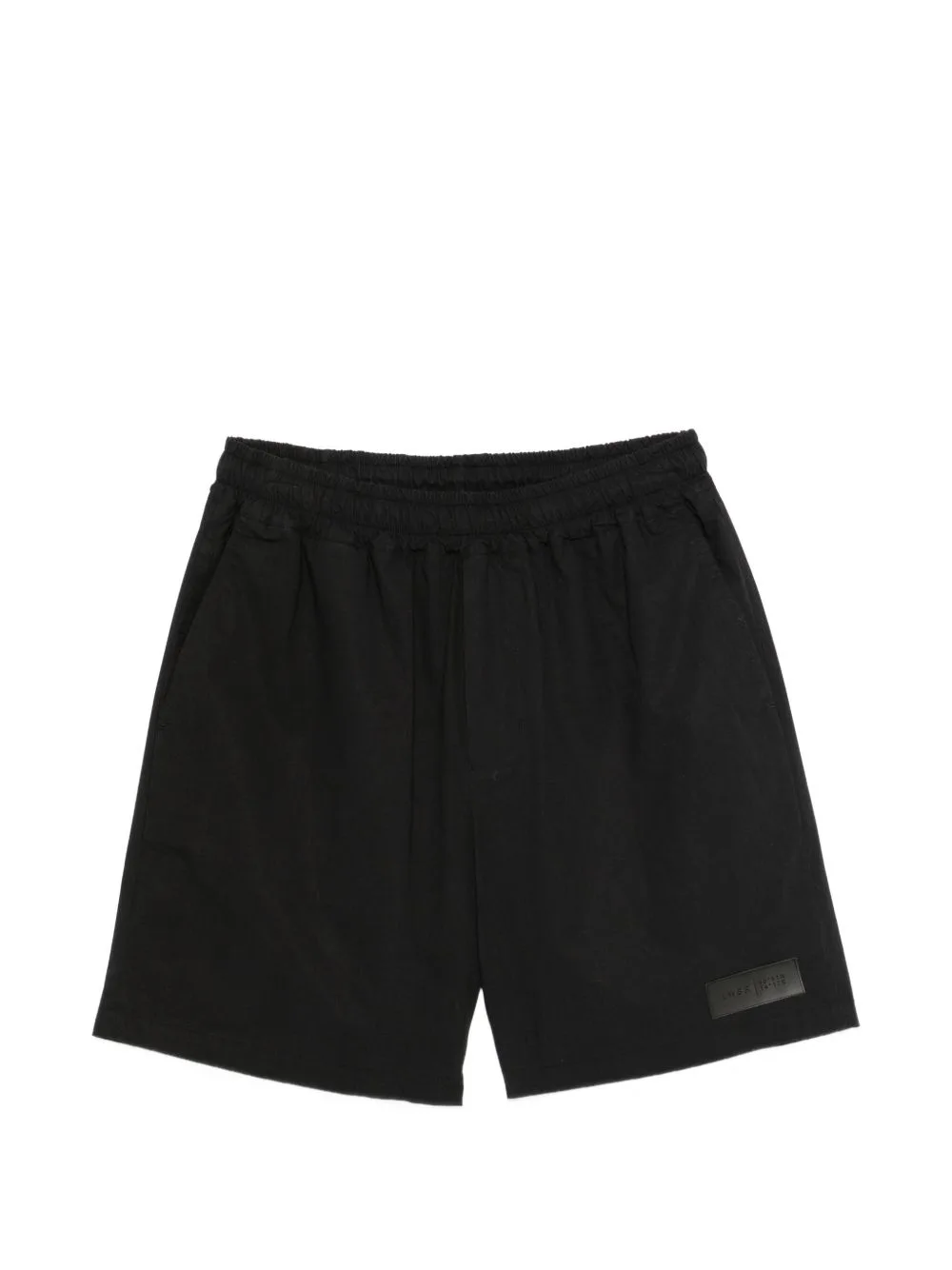 Logo-Patch Elasticated-Waist Shorts by Low Brand