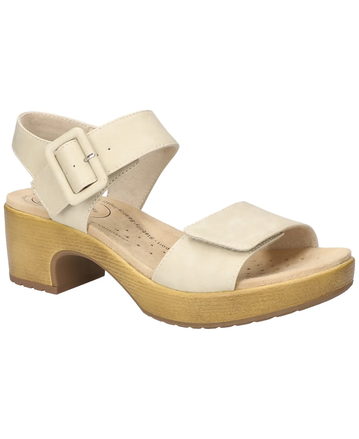 Marva Slip-Resistant Sandals - Stone by Easy Street