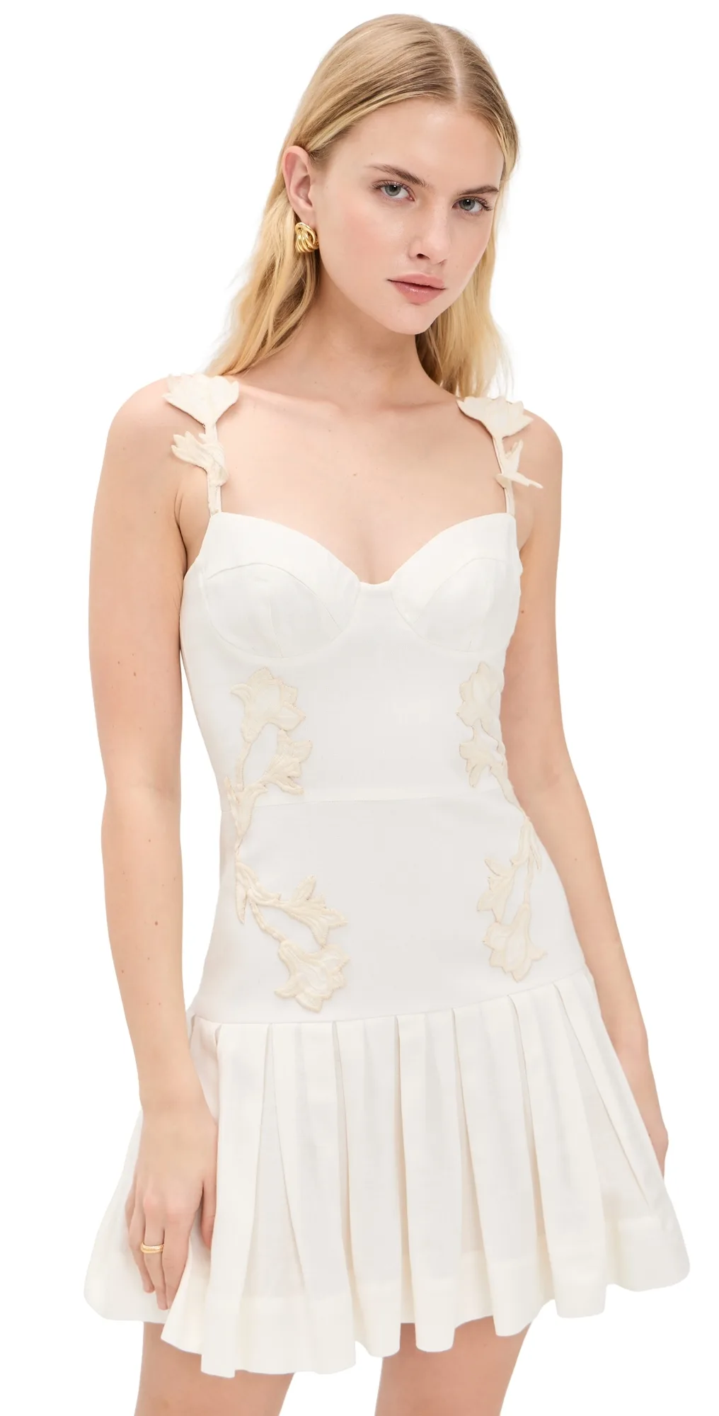 Aquamist Linen Mini Dress