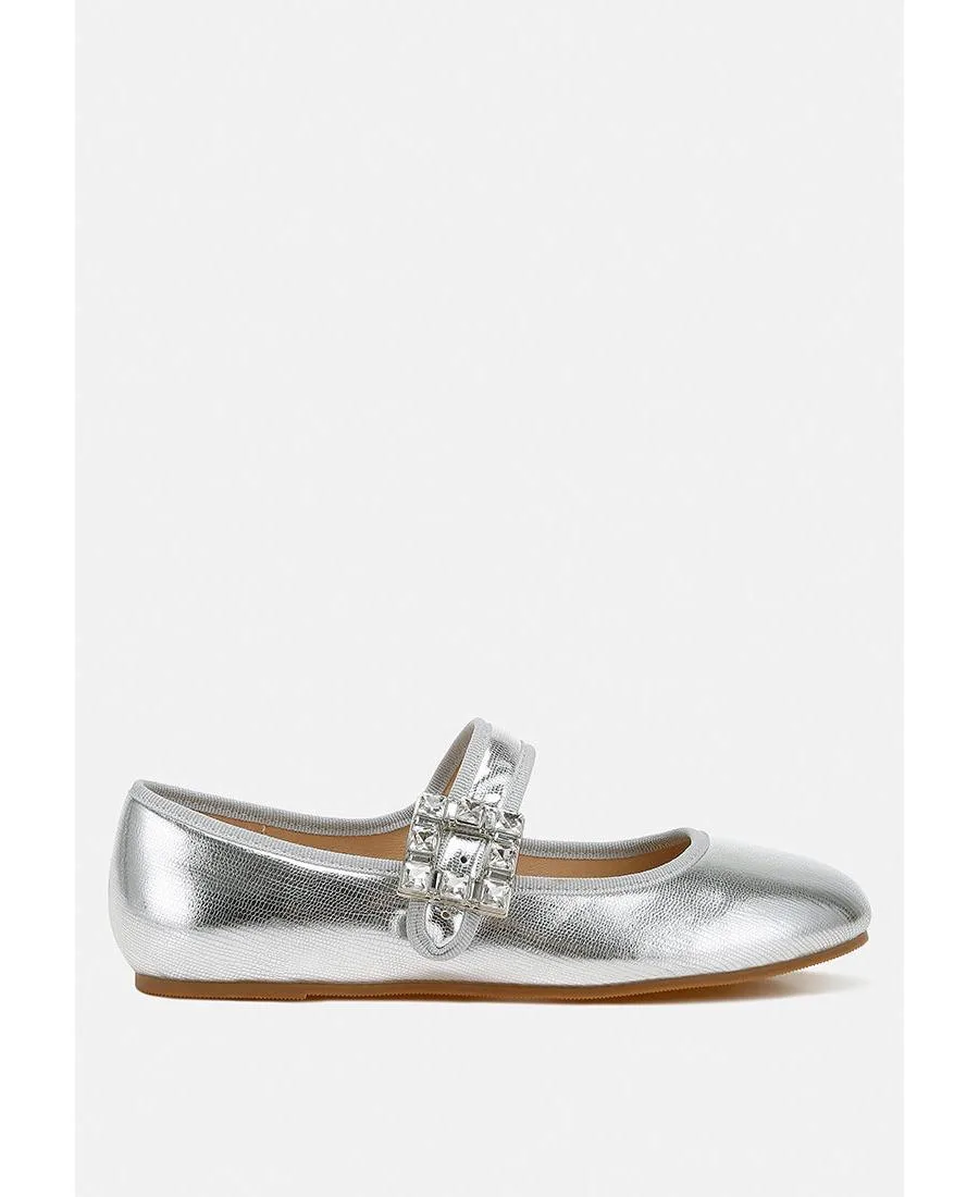 Upstage Brooch Mary Jane Sandals by Rag & Co