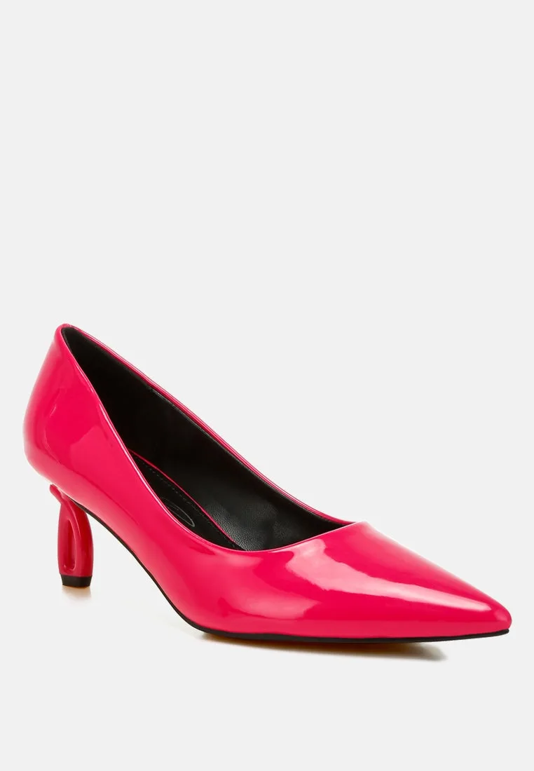 Calla Pointed Toe Fantasy Heel Pumps by London Rag