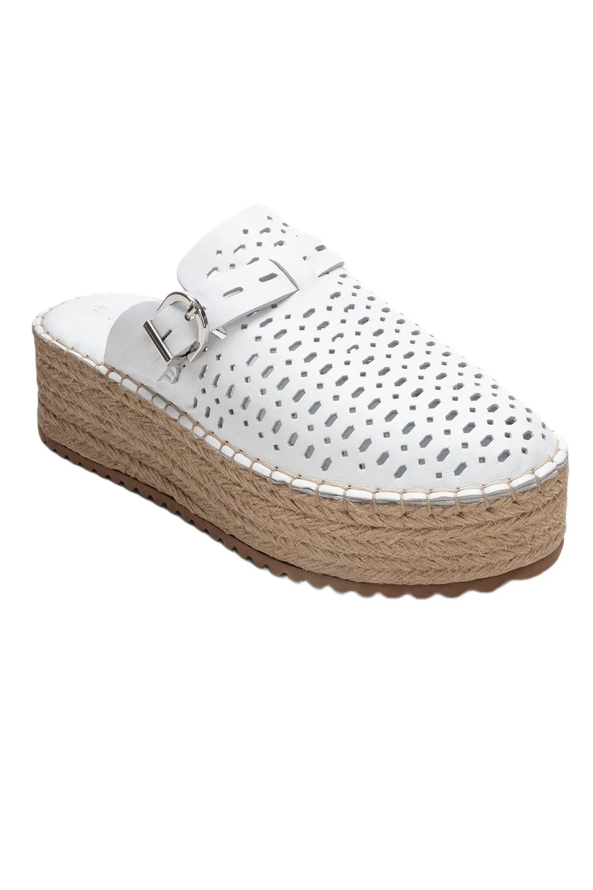 Louis Leather Platform Sandal by Forever & Always Shoes