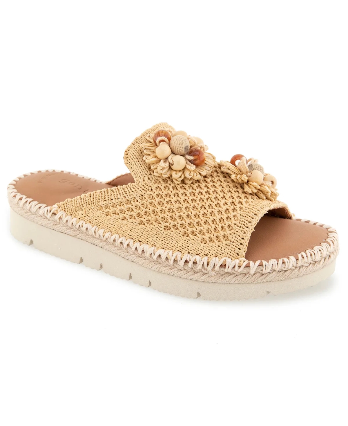 Leilani Flower Flat Sandals by Gentle Souls