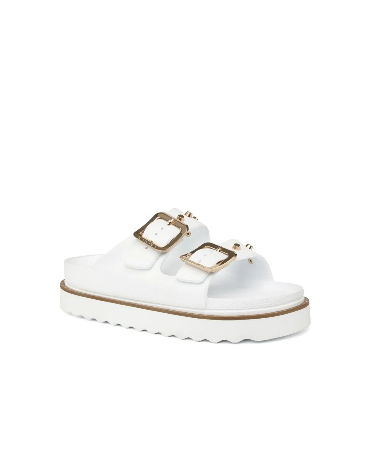 Makri Buckle Slide Sandal by Jslides