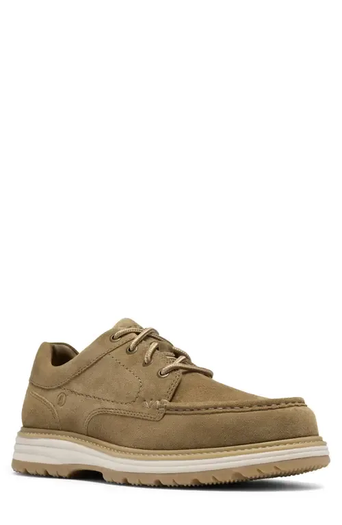 Melbury Lace Leather Moc Toe Derby by Clarks(r)