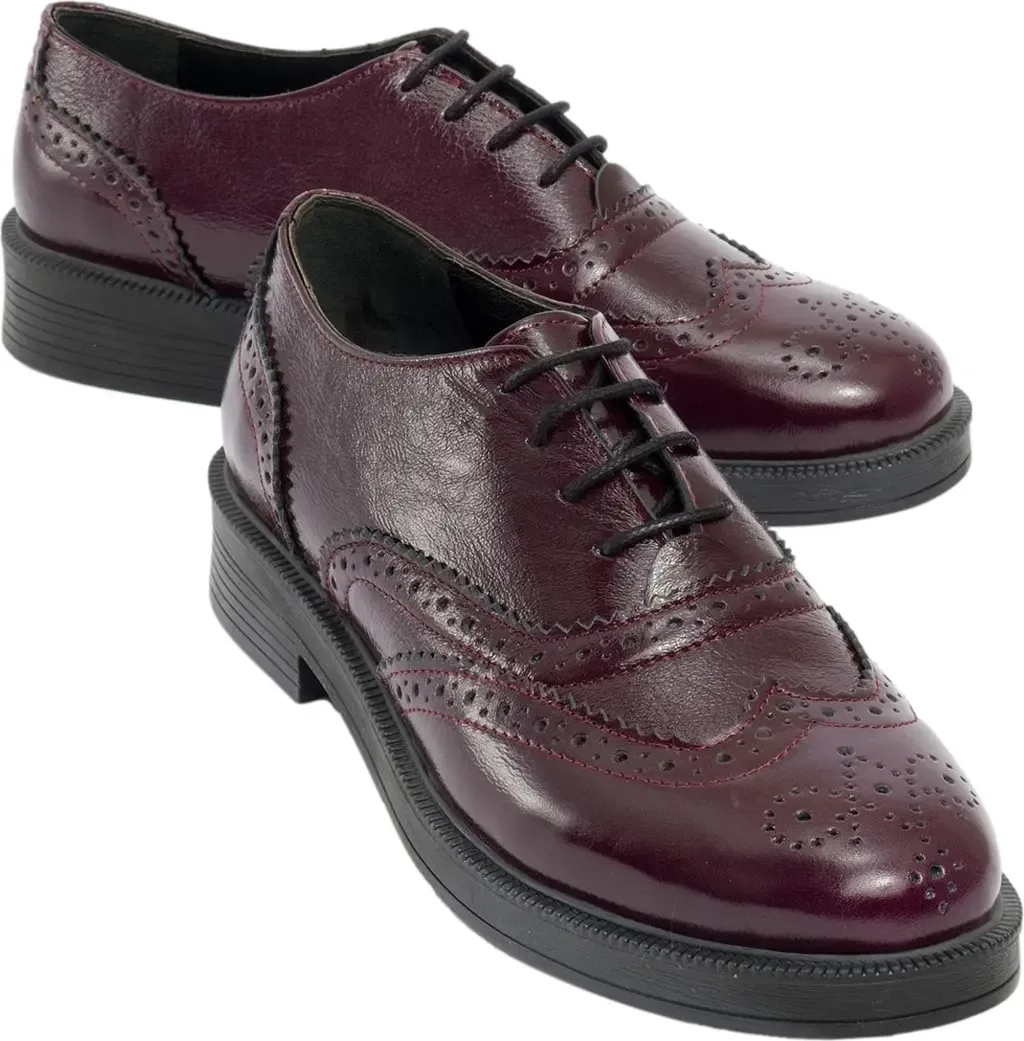 Avra Leather Oxford by Forever & Always Shoes