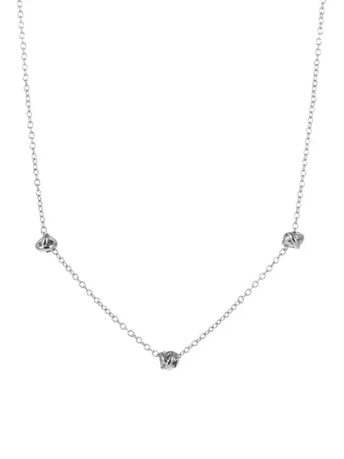Gold Love Knot Necklace by Hollywood Sensation