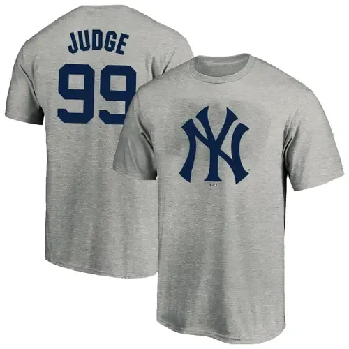 Profile Heather Gray New York Yankees Name & Number T-Shirt by PROFILE