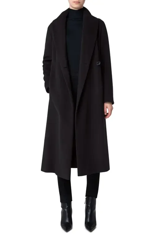Wool Blend Coat by Akris punto