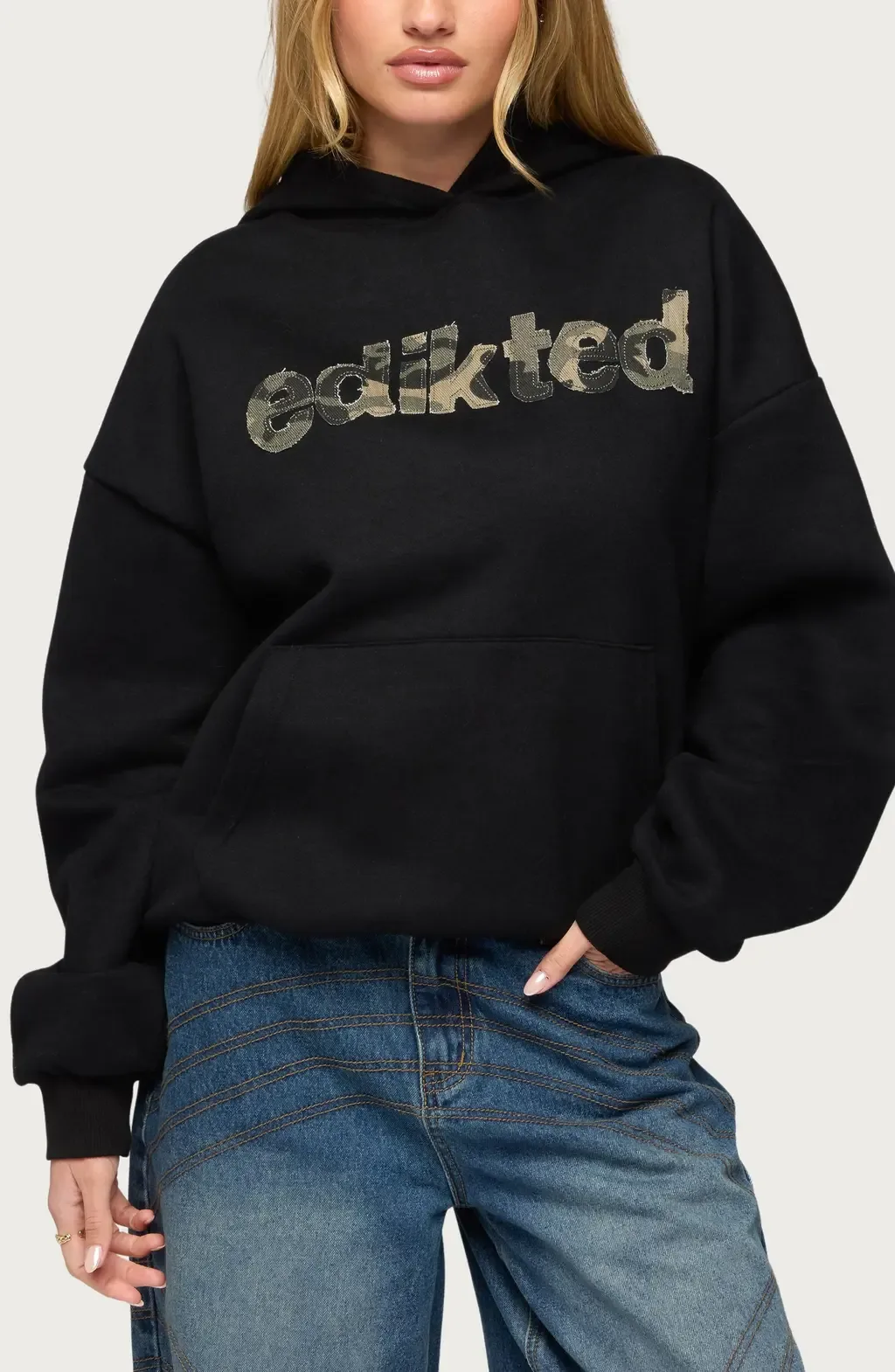 Camo Cutie Oversize Hoodie by EDIKTED