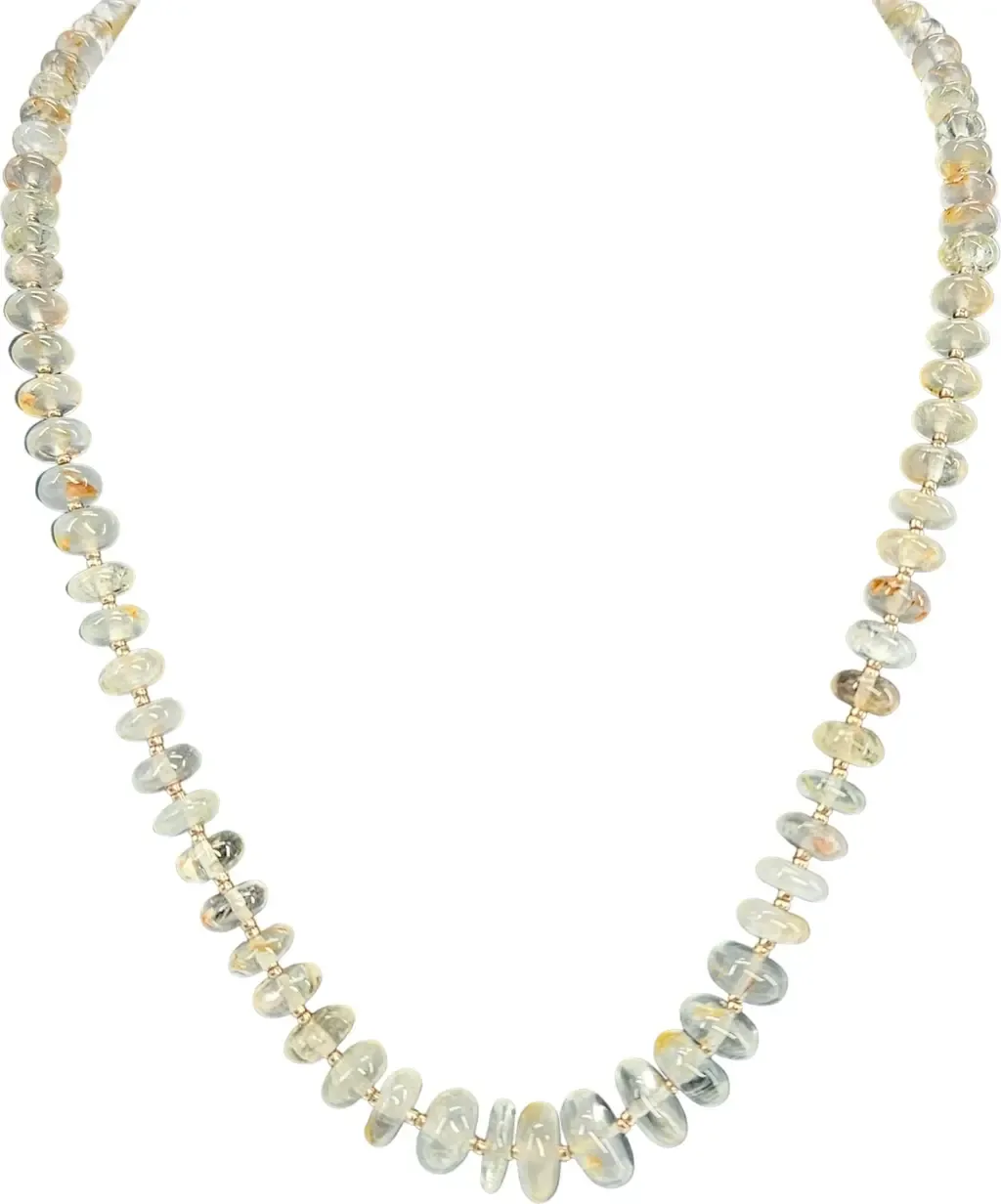 Aquamarine Necklace by MADISON BEVERLY HILLS