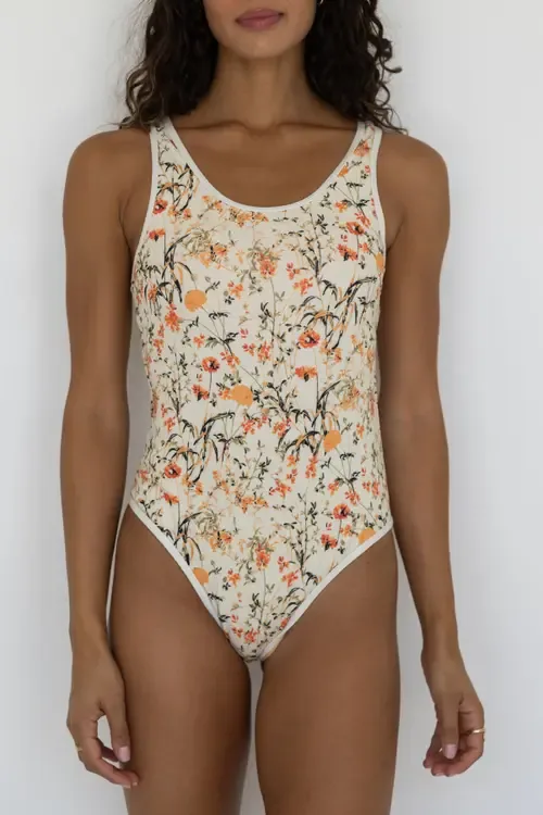 Costa One Piece Open Back Swimsuit by Geode Swimwear