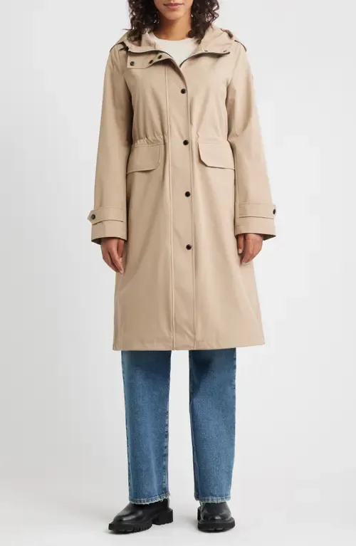 Hooded Longline Coat by Sam Edelman