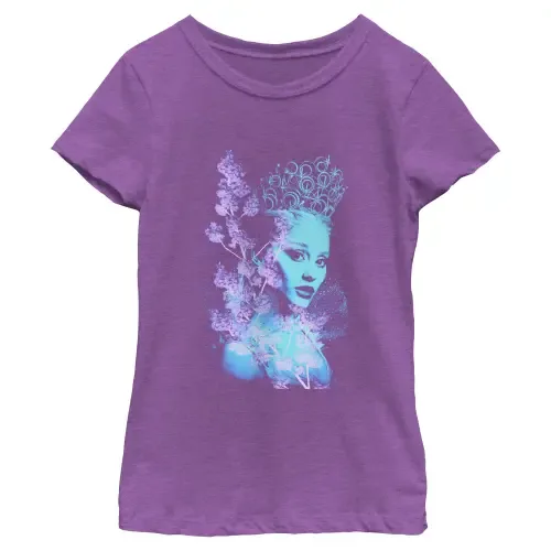 Glinda Double Exposure Portrait Short Sleeve Graphic T-Shirt by Wicked: For Good