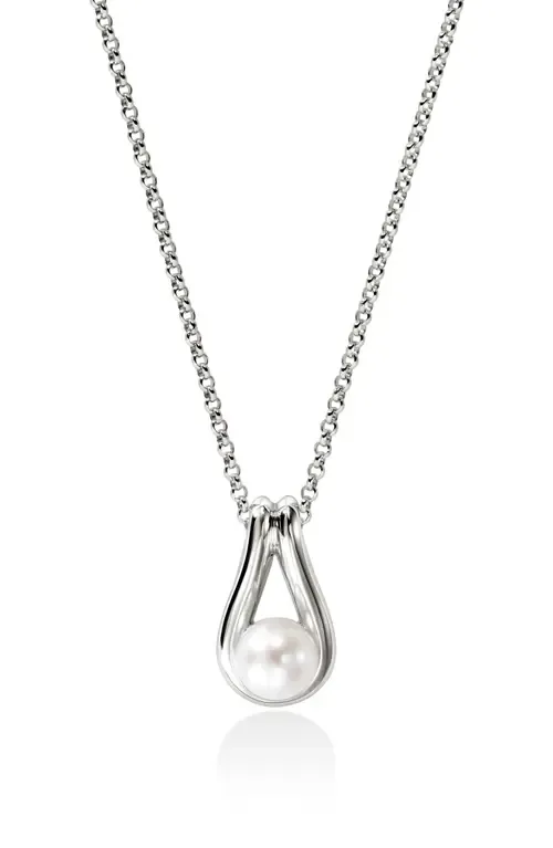 Surf Silver Pendant Necklace in Sterling Silver by John Hardy