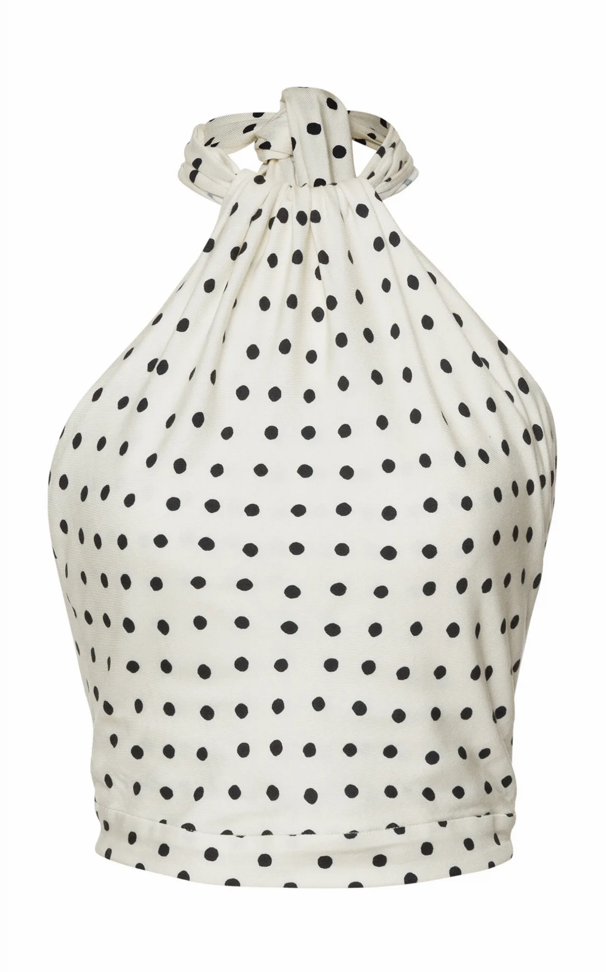 Capri Polka-Dot Halter Top by Lena Hoschek