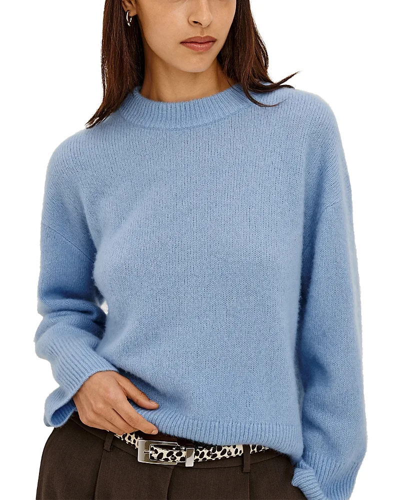 Miranda Cashmere & Silk Crewneck Oversized Sweater