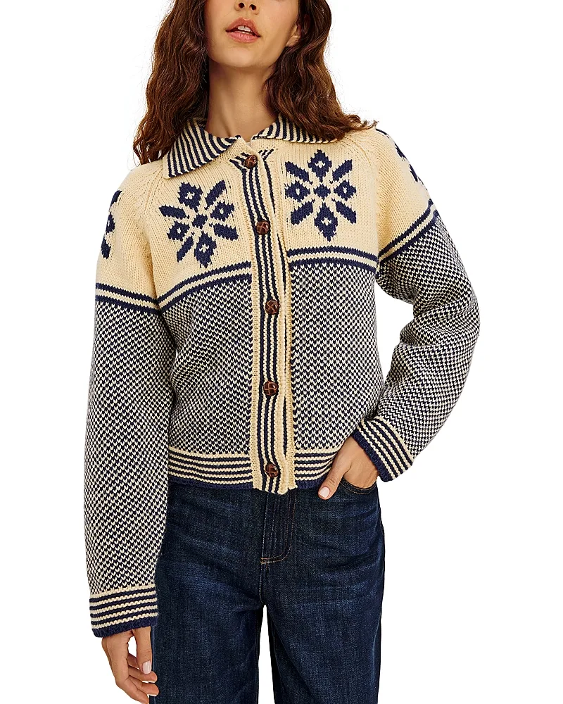 Hilde Fair Isle Cardigan Jacket by Rails