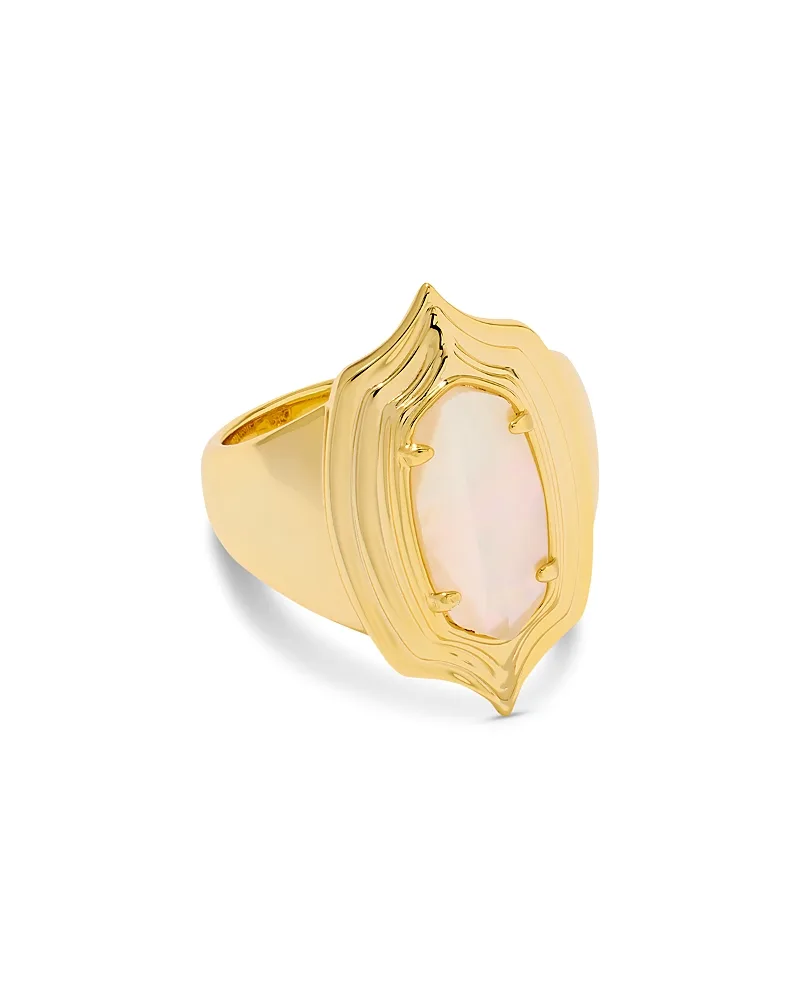 Elyse Stepped Frame Cocktail Ring by Kendra Scott