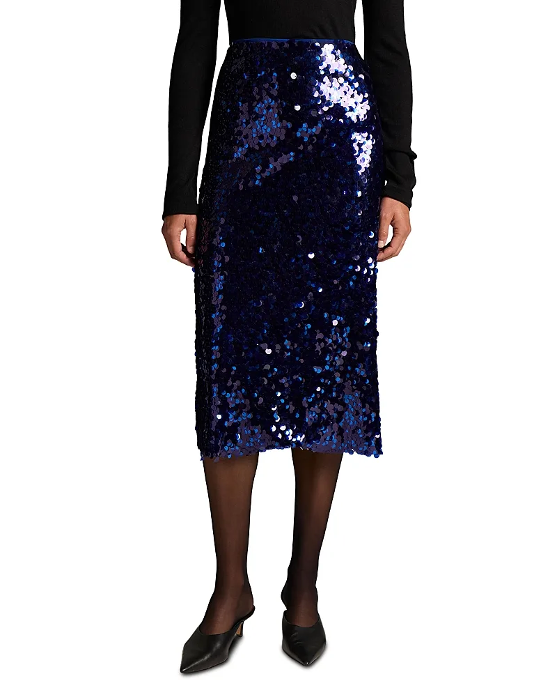 Sequined Pencil Skirt by Vince