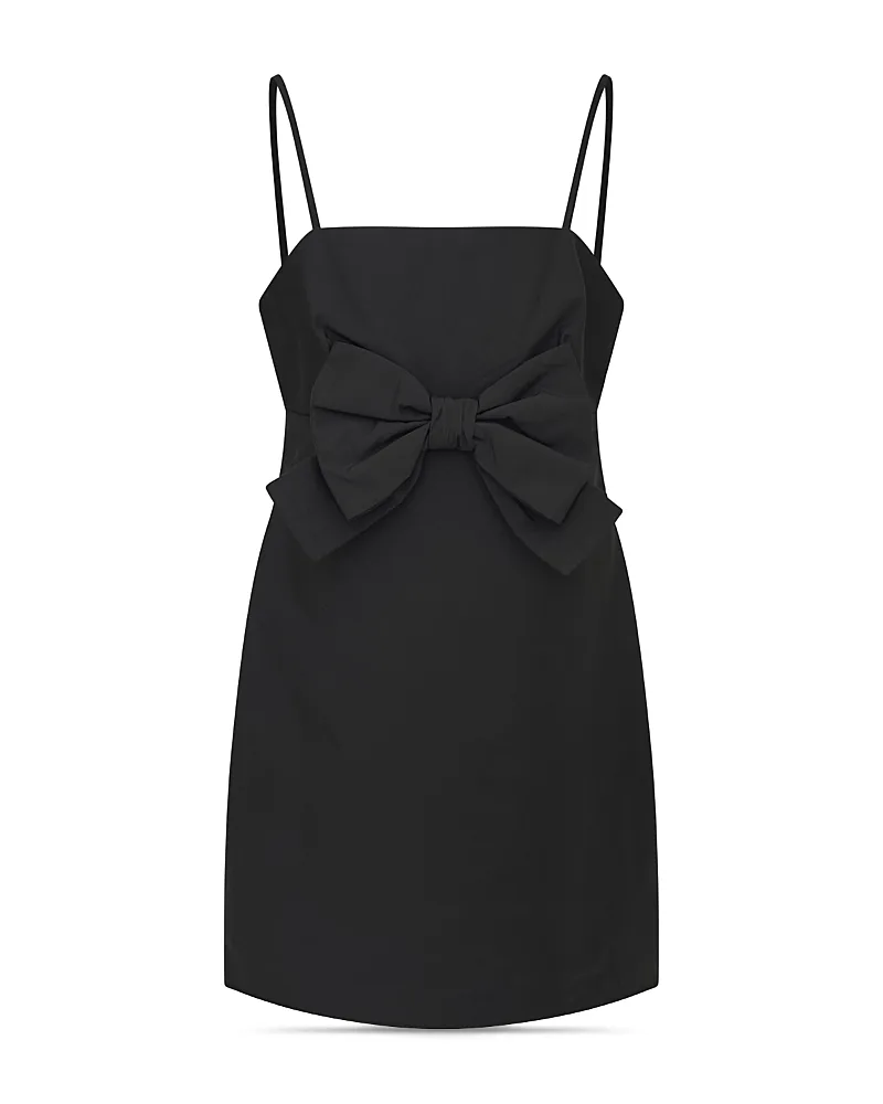 Sorellaina Bow Square Neck Dress by LoveShackFancy