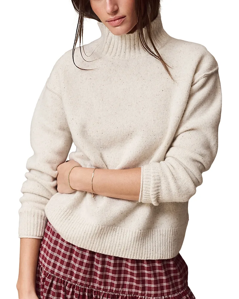 Coastal Merino Wool Turtleneck Sweater by Marine Layer