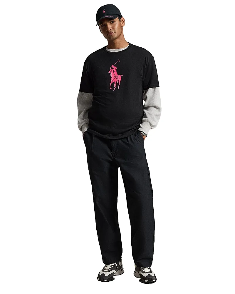 Big Pink Pony Logo Tee by Polo Ralph Lauren
