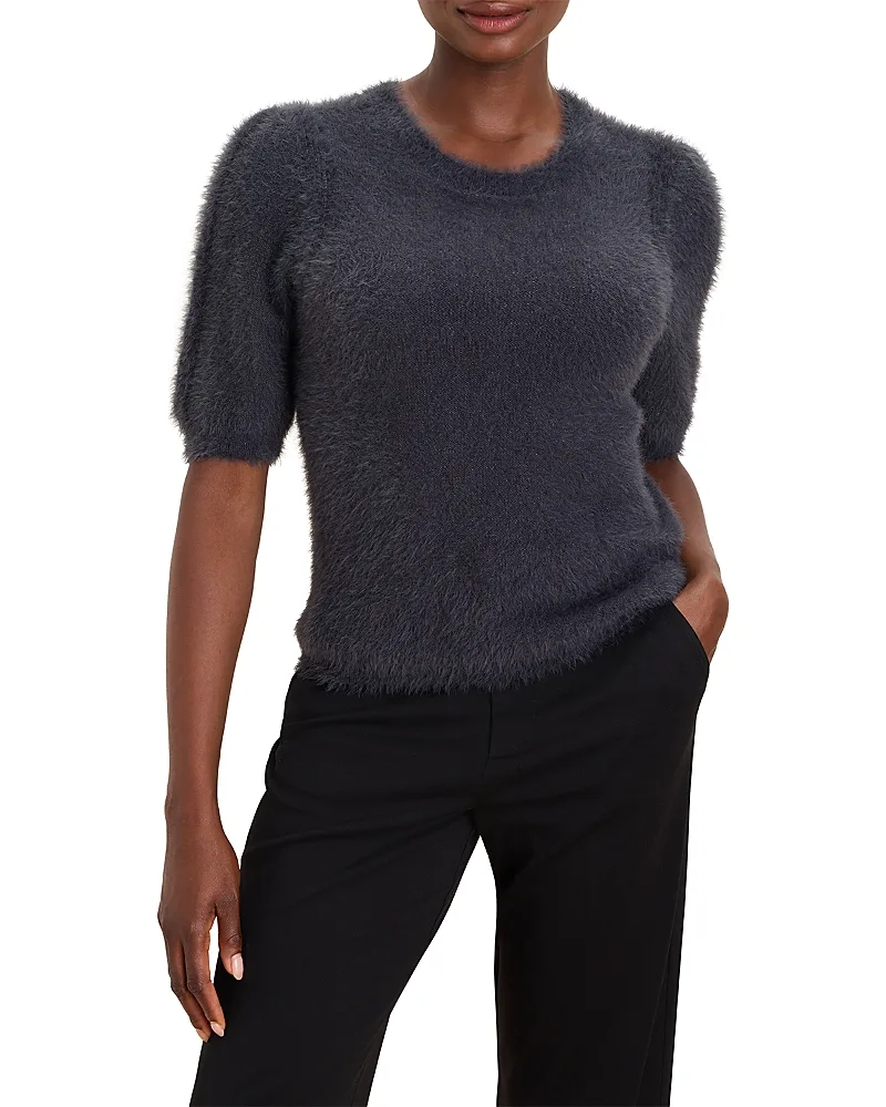 Brushed Puff Sleeve Sweater by Nic+Zoe