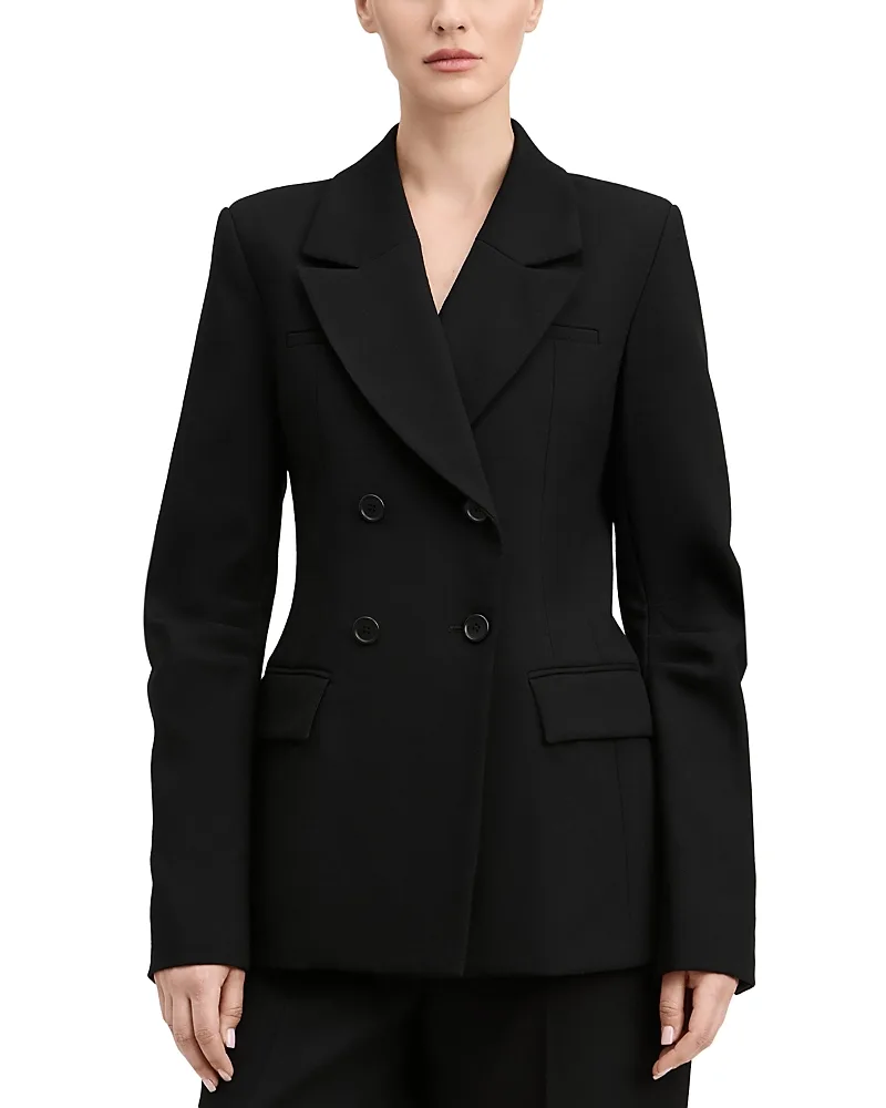 Sharon Stretch Twill Double Breasted Blazer by Derek Lam